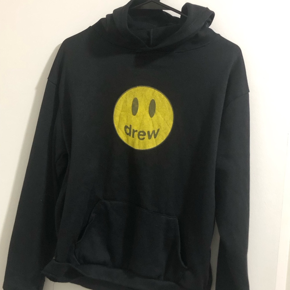 Black Sweater with Yellow Emblem